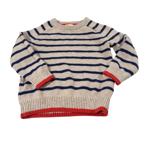 Boden Other - Boden Unisex 4-5Y Navy/Cream Striped Sweater 100% Cotton